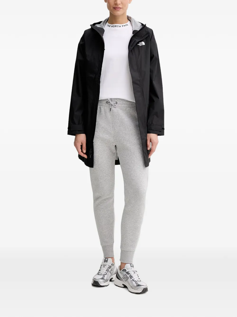 The North Face Ripstop opvouwbare parka met capuchon Zwart