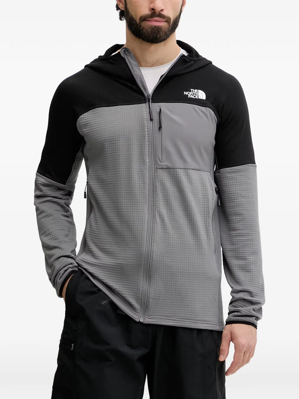 The North Face 스톰갭 파워 그리드™ 패널 후드 집업 재킷 | 그레이 | Image 1