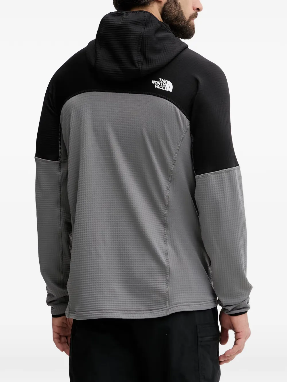The North Face Stormgap Power Grid™ jack met capuchon en vlakken Grijs