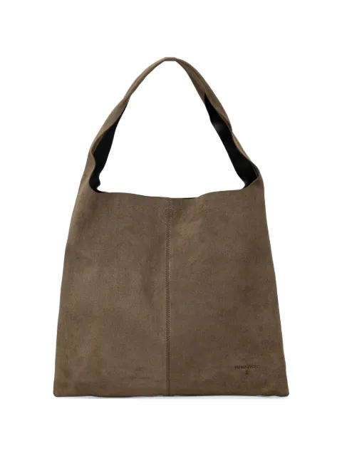 Patrizia Pepe tote de gamuza con logo en relieve