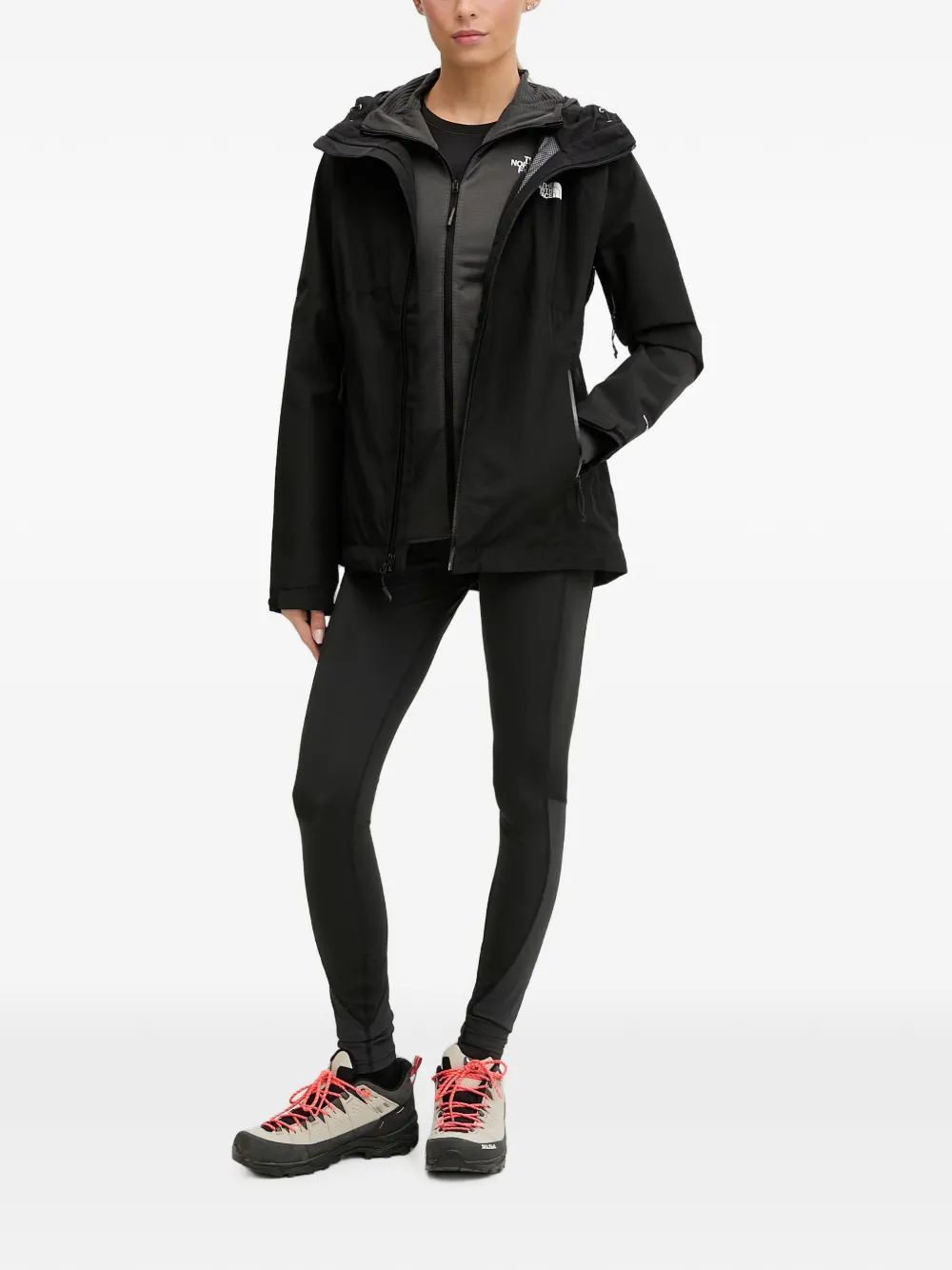 The North Face Diablo Dynamic waterdicht jack met capuchon en logoprint Zwart