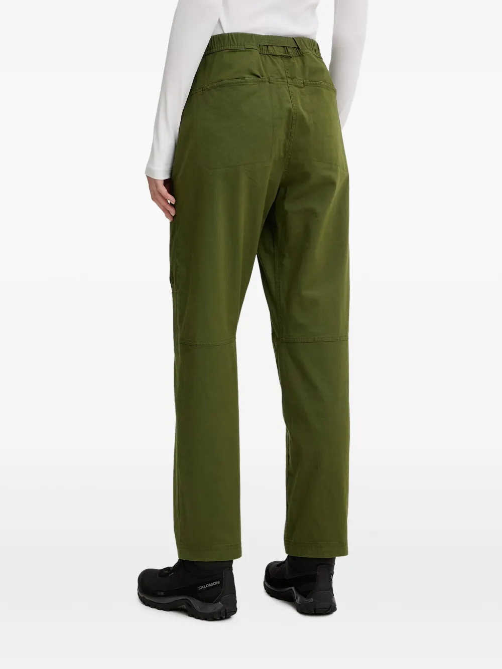The North Face Broek met ceintuur en vlakken Groen