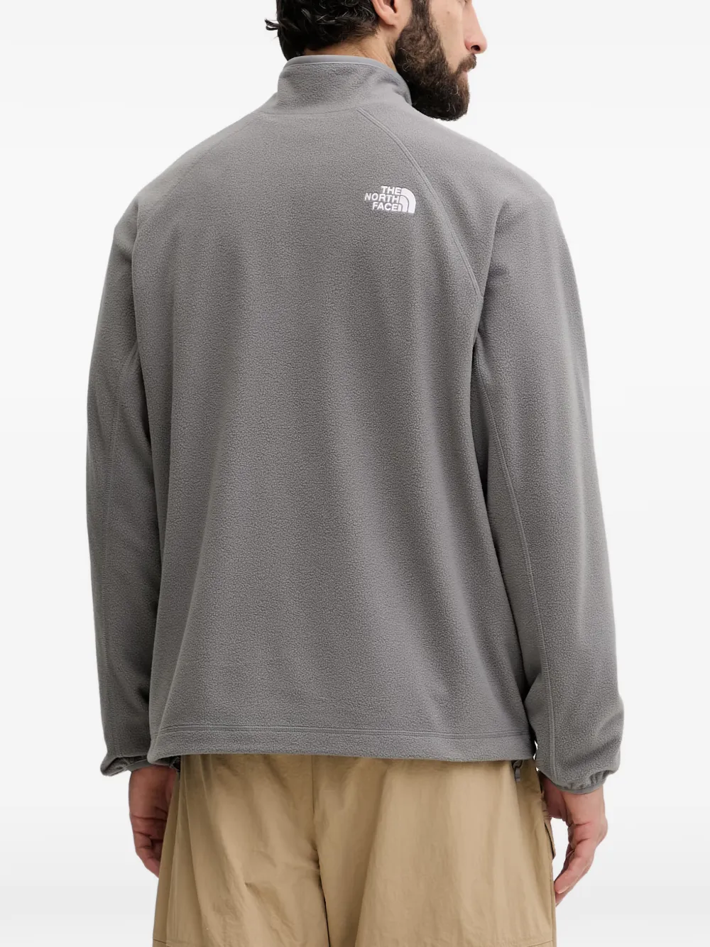 The North Face Oxara fleece sweater met rits Grijs