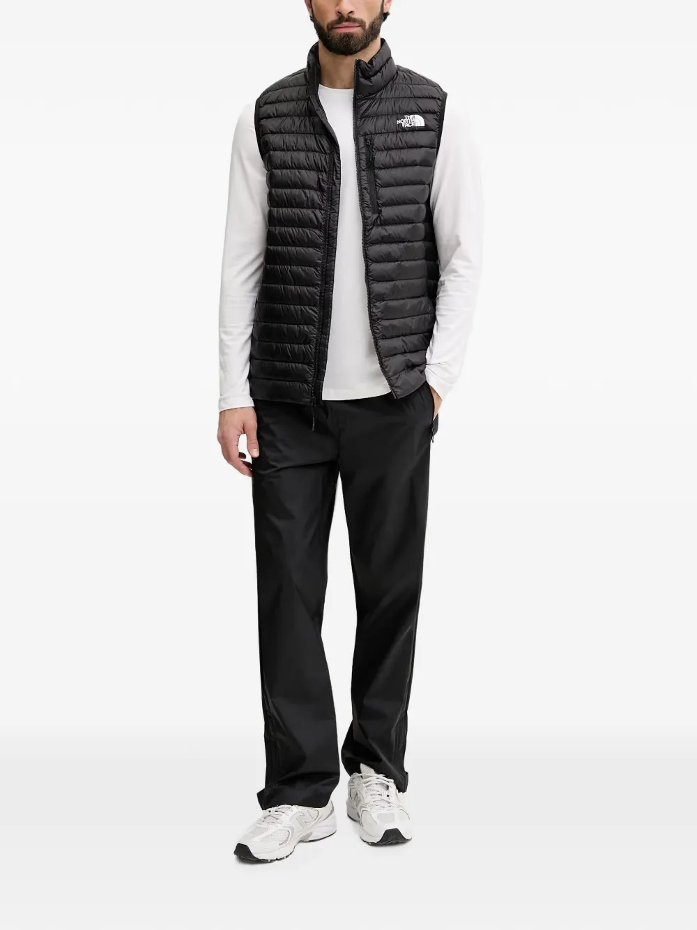 The North Face Bettaforca gewatteerde bodywarmer met rits Zwart
