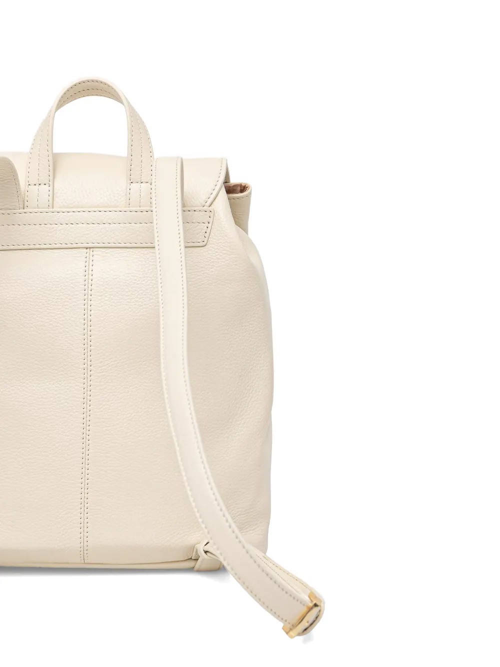 Patrizia Pepe Fly rugzak met gespsluiting Beige