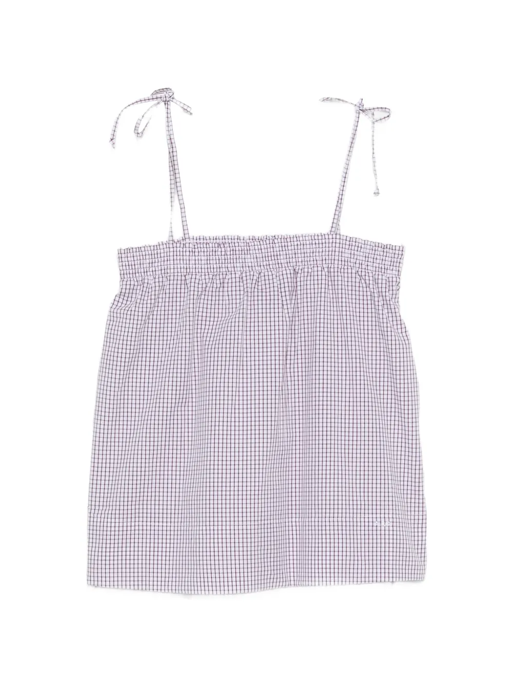 A.P.C. checked top - Bianco