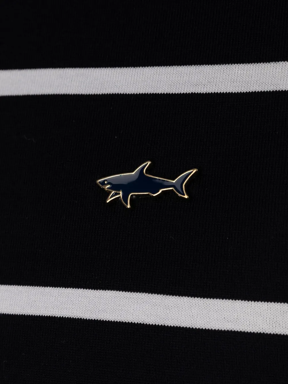 Paul & Shark Perlé gestreept T-shirt Blauw