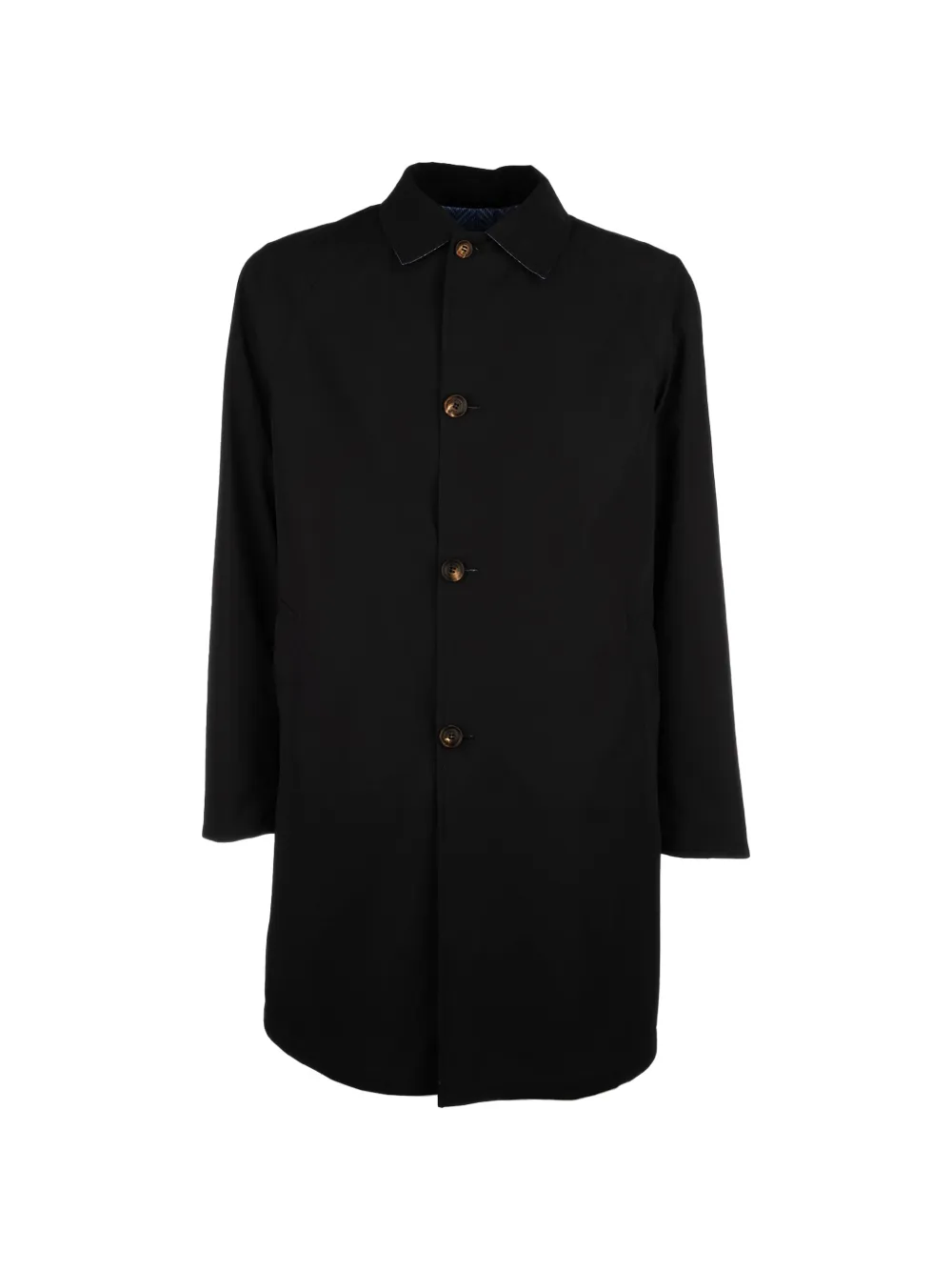 Kired button-down trench coat - Blu
