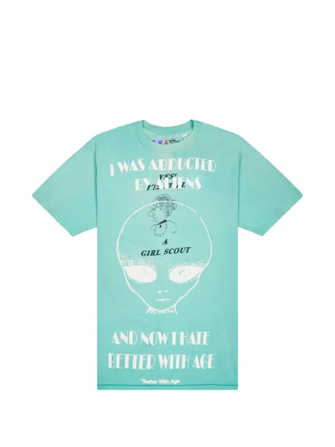 Better with Age  Abducted graphic-print T-shirt