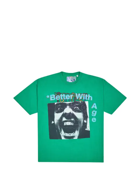 Better with Age  graphic-print slogan-print t-shirt