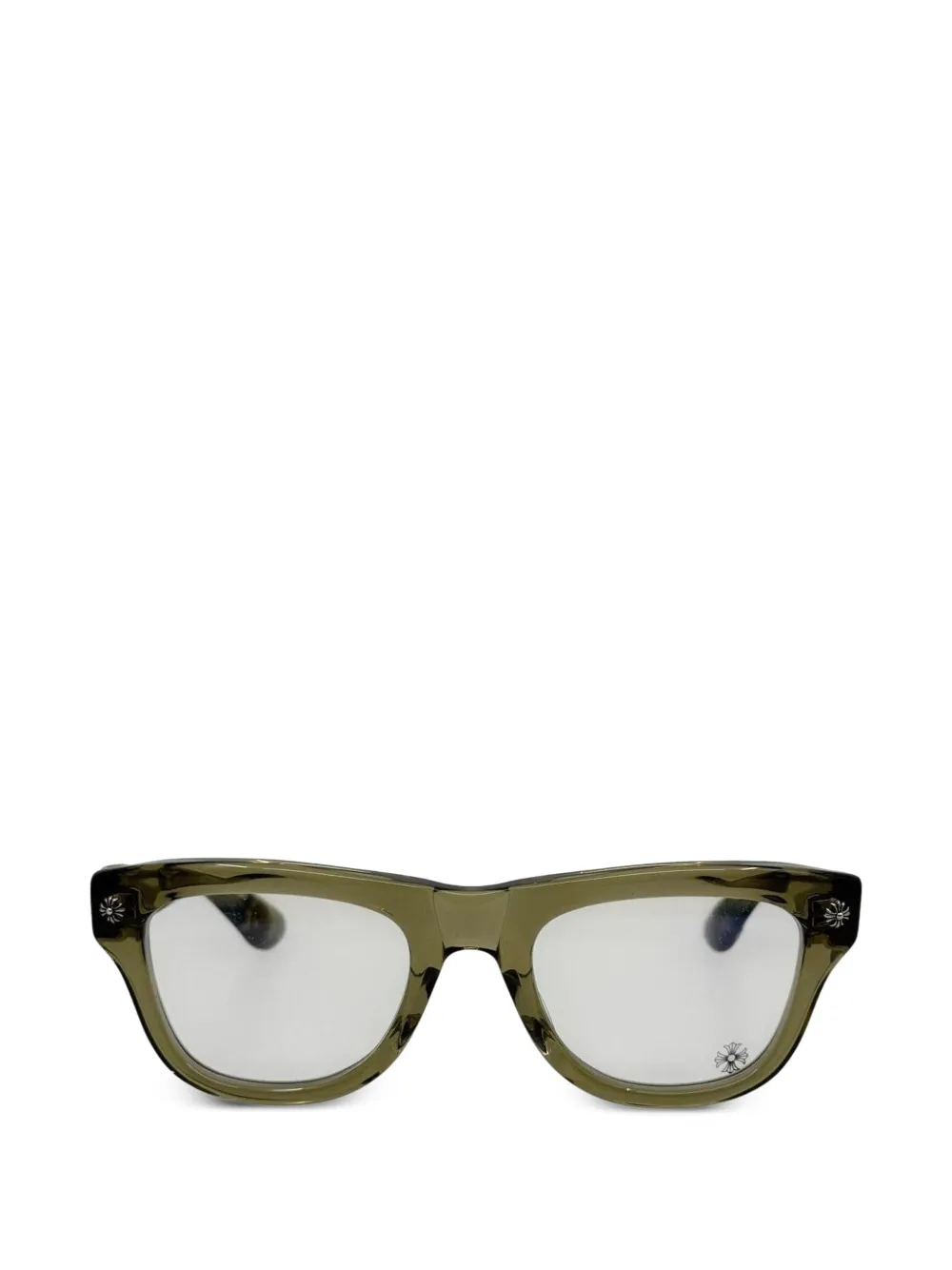 Chrome Hearts Trititsagain square-frame sunglasses - Verde