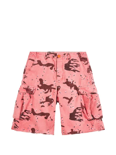 HELLSTAR camouflage-print cargo shorts