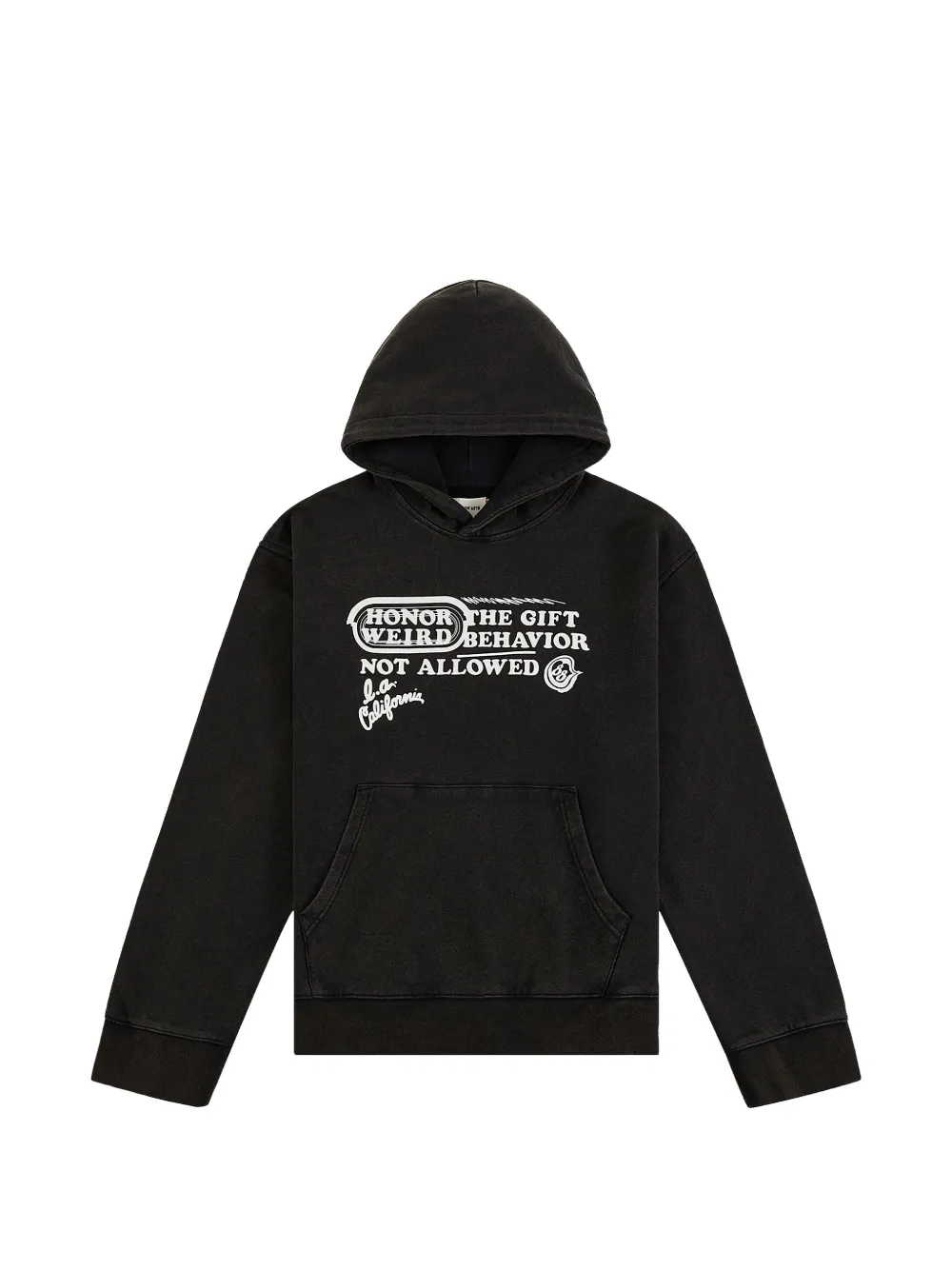 Honor The Gift Not Allowed cotton hoodie - Schwarz