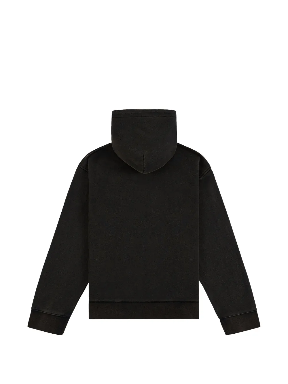 Honor The Gift Not Allowed hoodie met vervaagd effect en grafische print Zwart