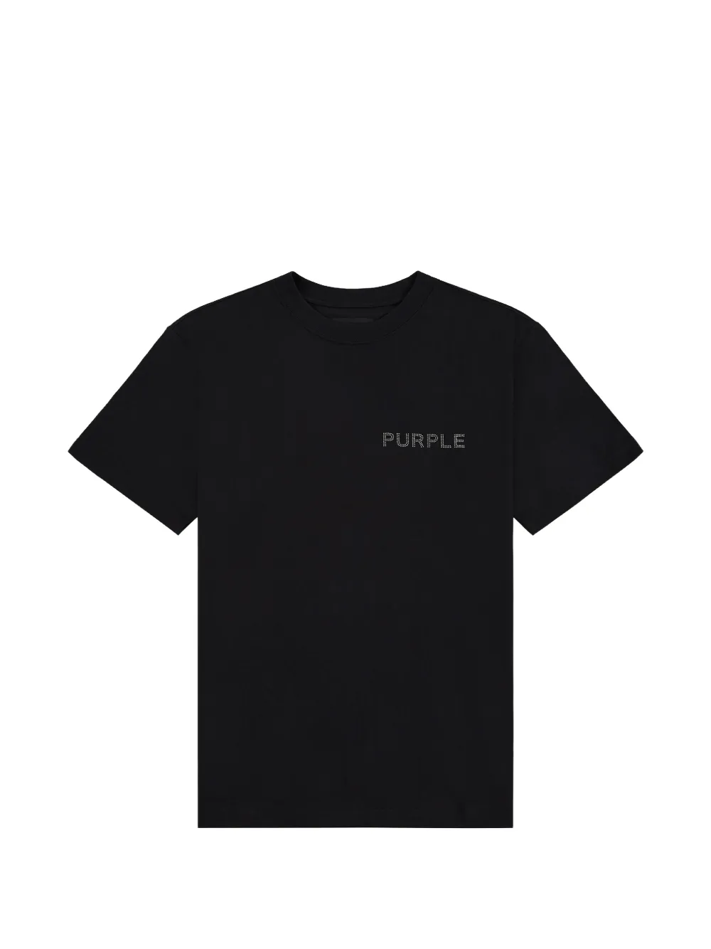 Purple Brand logo-studded T-shirt - Nero