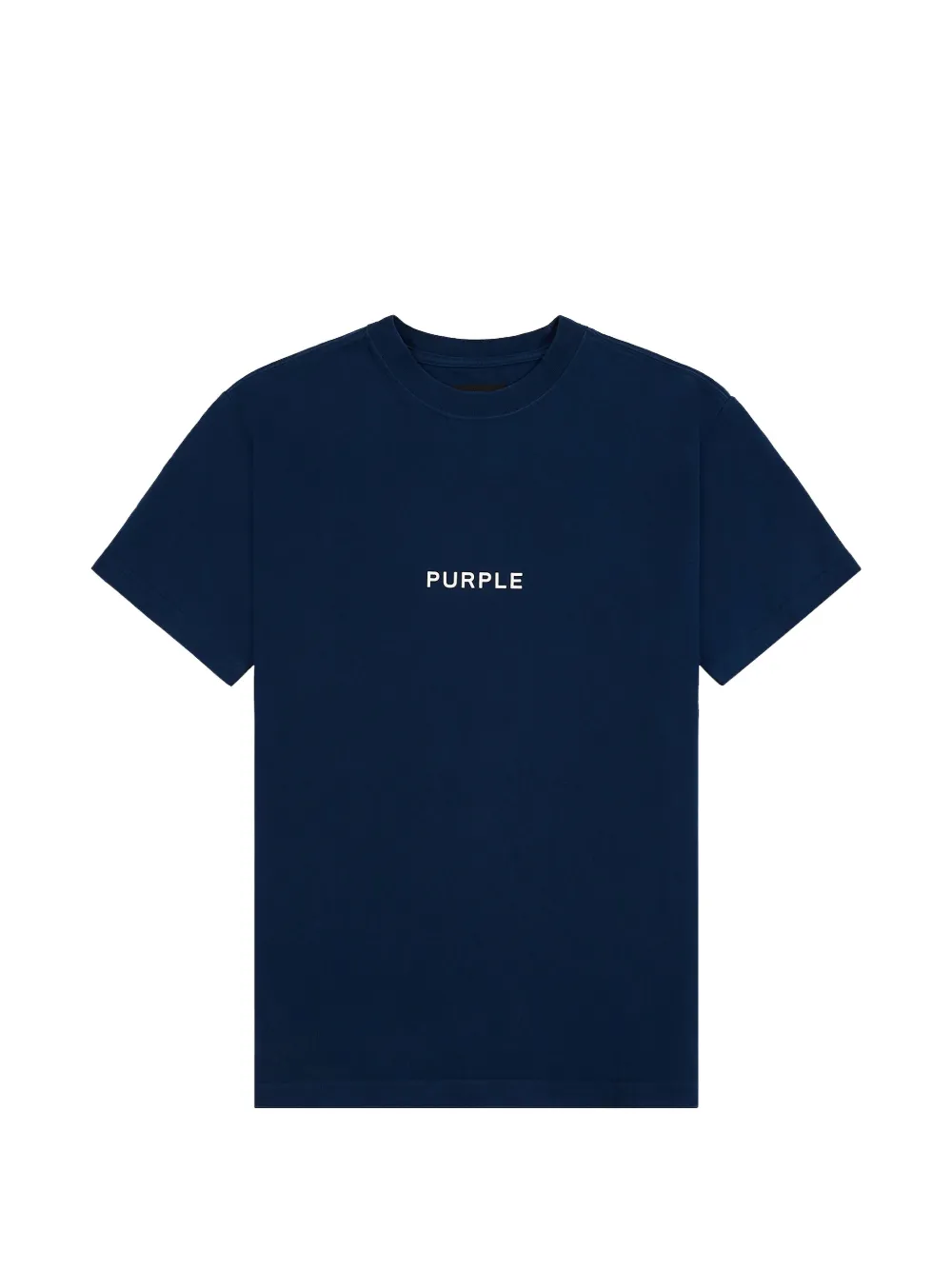 Purple Brand logo-print T-shirt - Blu