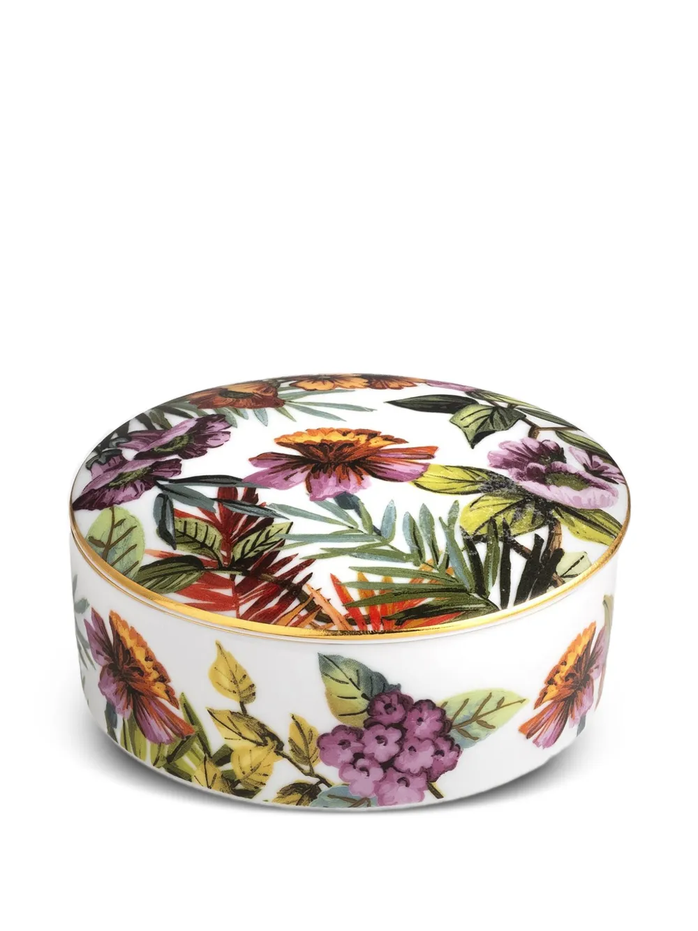 Simone Guidarelli Home Jungle floral-print jewellery box - Weiß