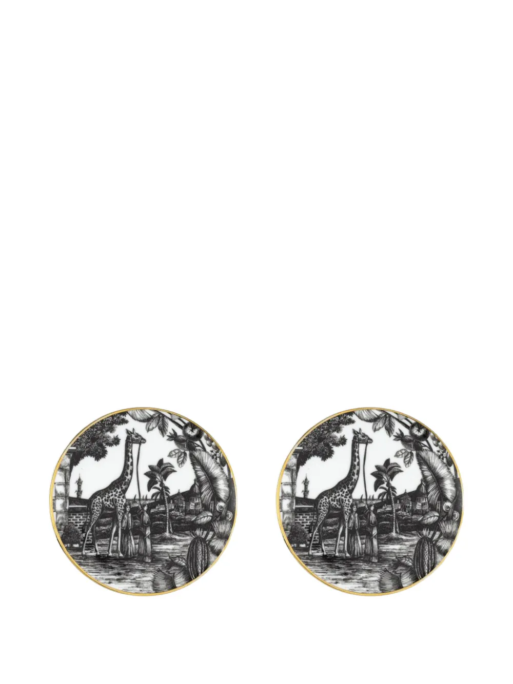 Simone Guidarelli Home Sunset Safari coaster set (set of two) - Weiß