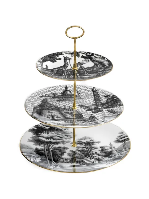 Simone Guidarelli Home Souvenirs De Voyage three-tier cake stand