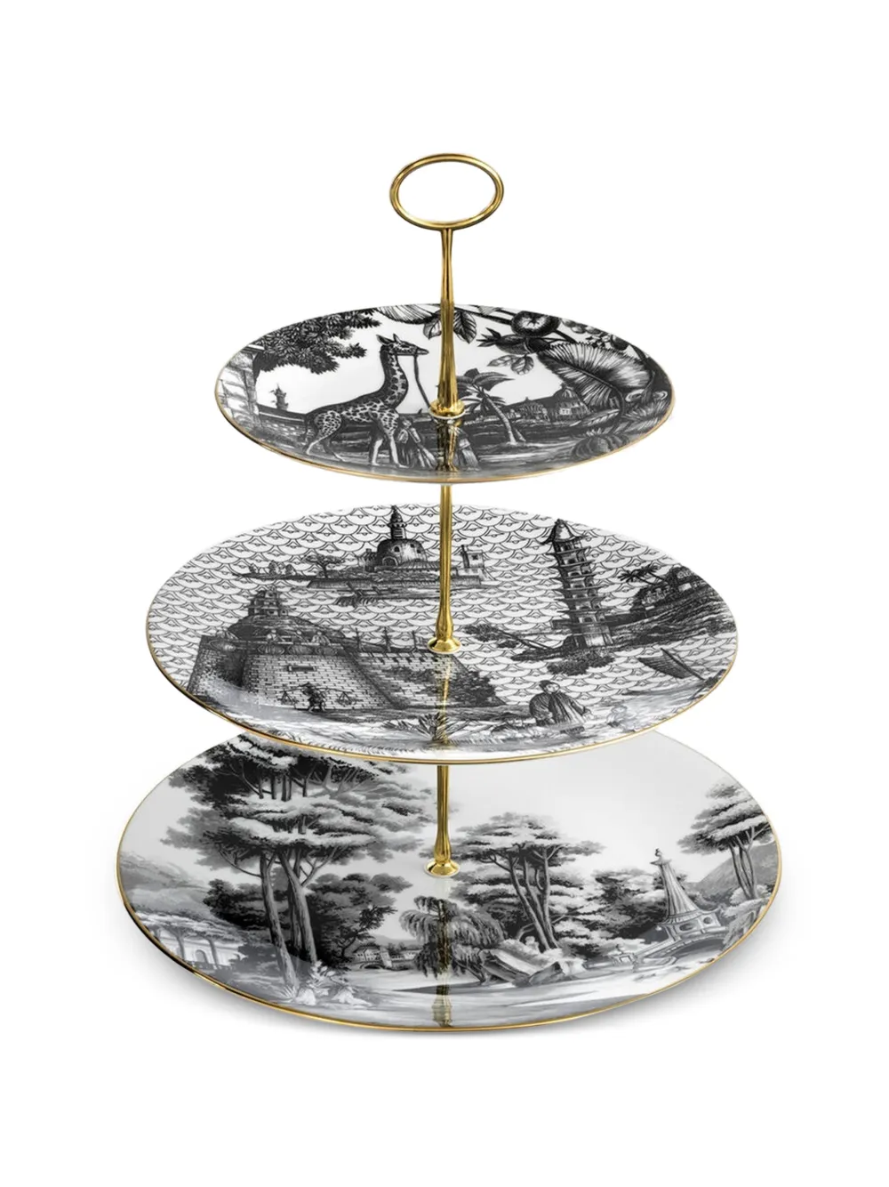 Simone Guidarelli Home Souvenirs De Voyage three-tier cake stand - Weiß