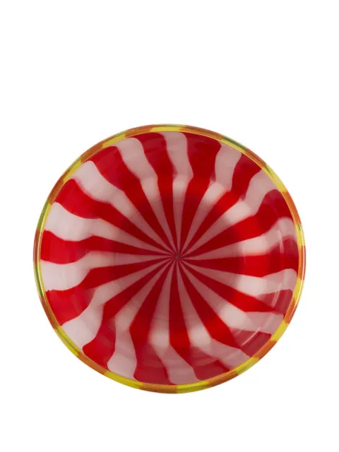 Lisa Corti vase Circus rayé