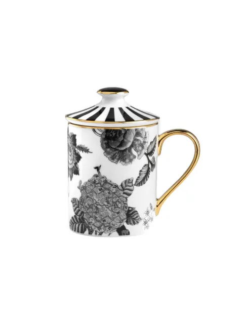 Simone Guidarelli Home Secret Garden striped floral mug