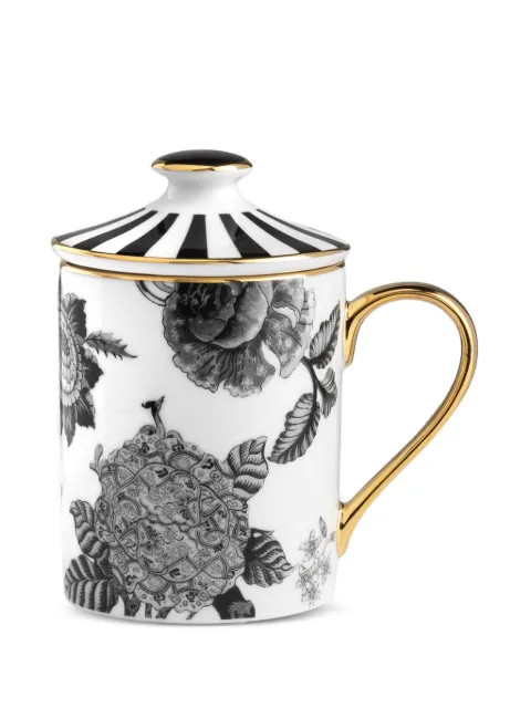 Simone Guidarelli Home Secret Garden striped floral mug