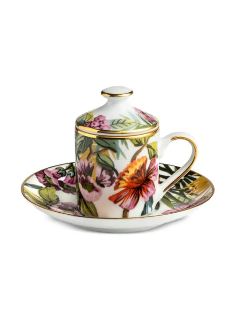 Simone Guidarelli Home Jungle floral espresso cup set