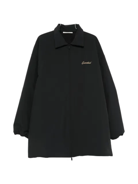 FEAR OF GOD ESSENTIALS logo-embroidered coat