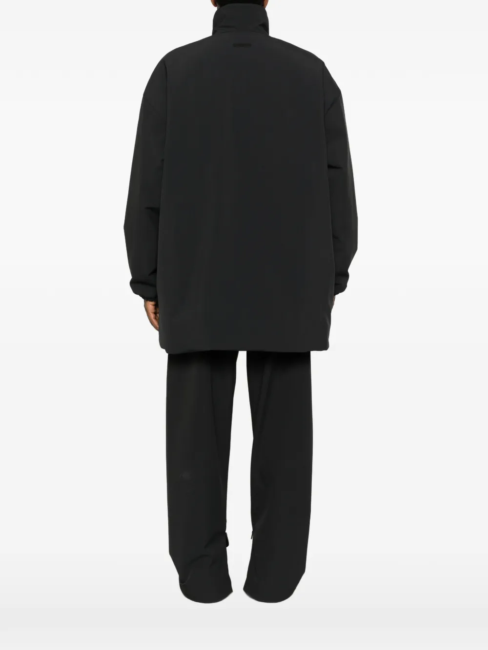 FEAR OF GOD ESSENTIALS Jas met geborduurd logo Zwart