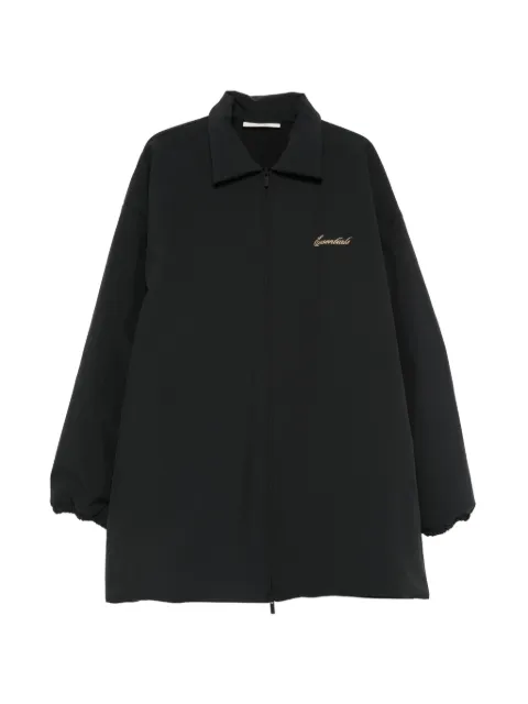 FEAR OF GOD ESSENTIALS пальто с вышитым логотипом