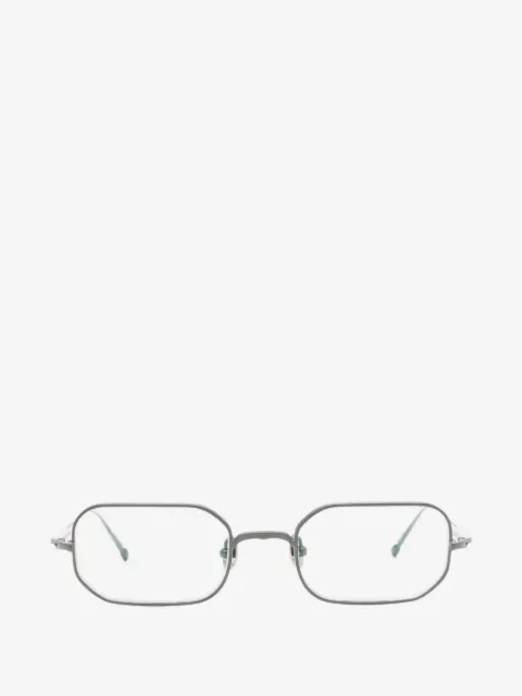 Matsuda rectangular-frame glasses