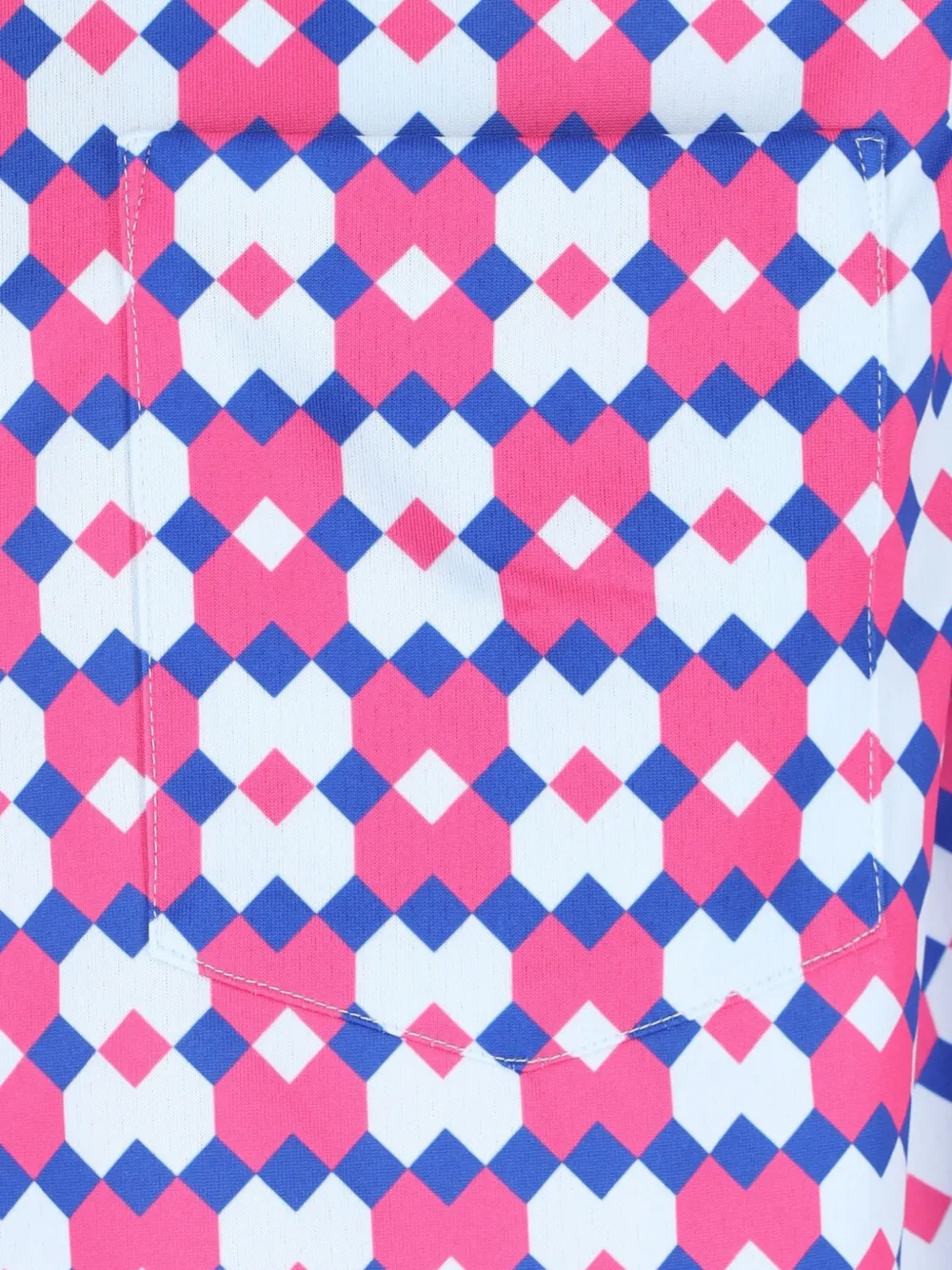 Comme des Garçons Homme Plus Overhemd met geometrische print Roze
