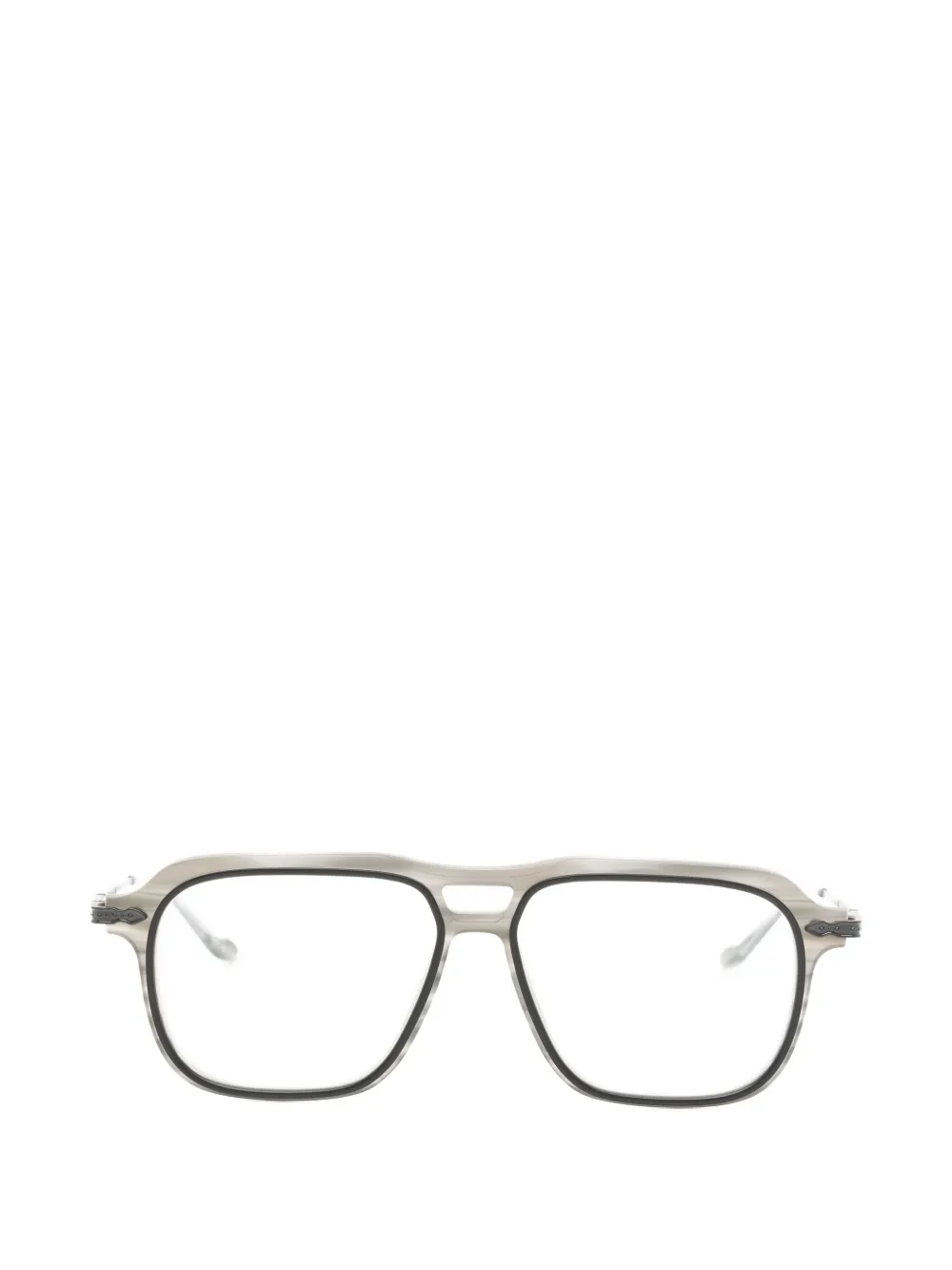 Matsuda square-frame glasses | Grey | Image 1