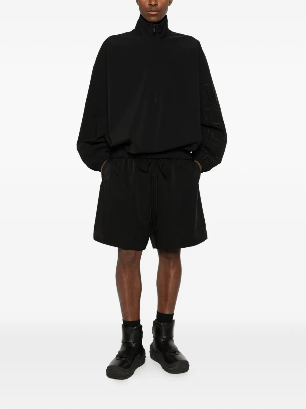 FEAR OF GOD ESSENTIALS Trainingsshorts met trekkoord Zwart