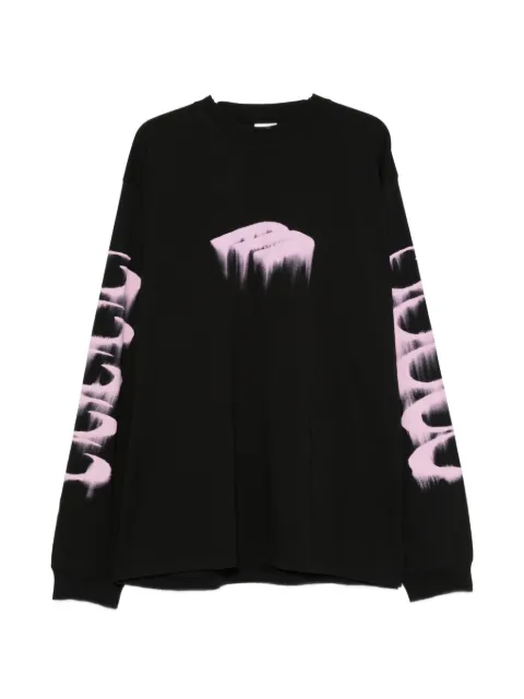 Balenciaga graphic-print long-sleeve T-shirt