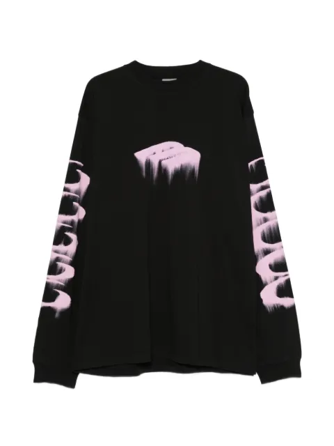Balenciaga graphic-print long-sleeve T-shirt