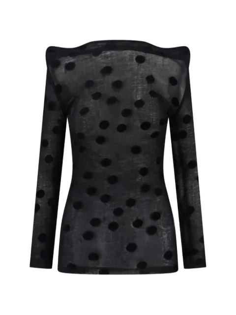 Junya Watanabe polka-dot T-shirt 