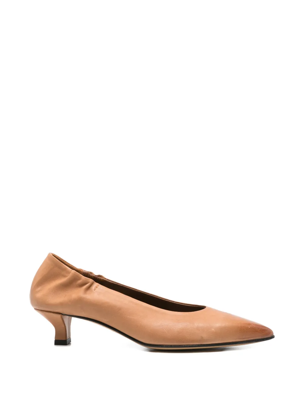 Pomme D´Or pointed-toe leather pumps Beige