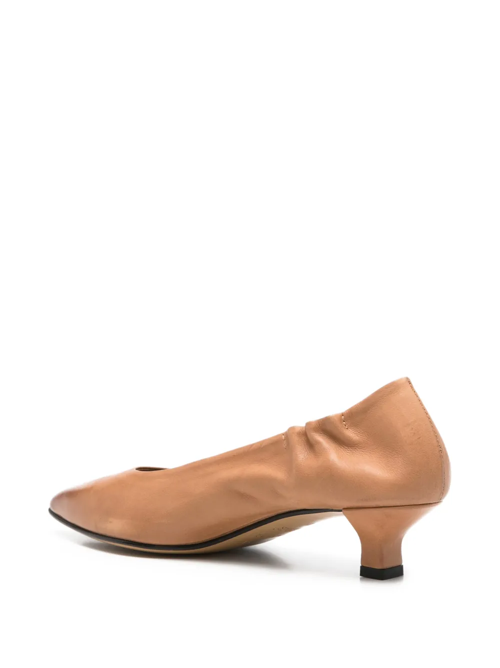Pomme D´Or pointed-toe leather pumps Beige