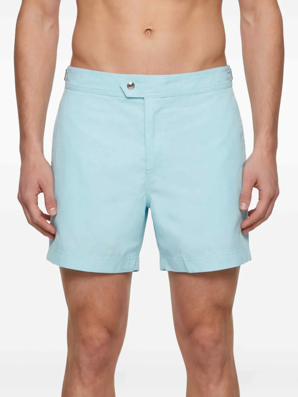 TOM FORD Zwembroek met zij-gesp Blauw