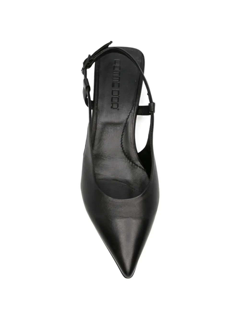 Pomme D´Or pointed-toe slingback pumps Zwart