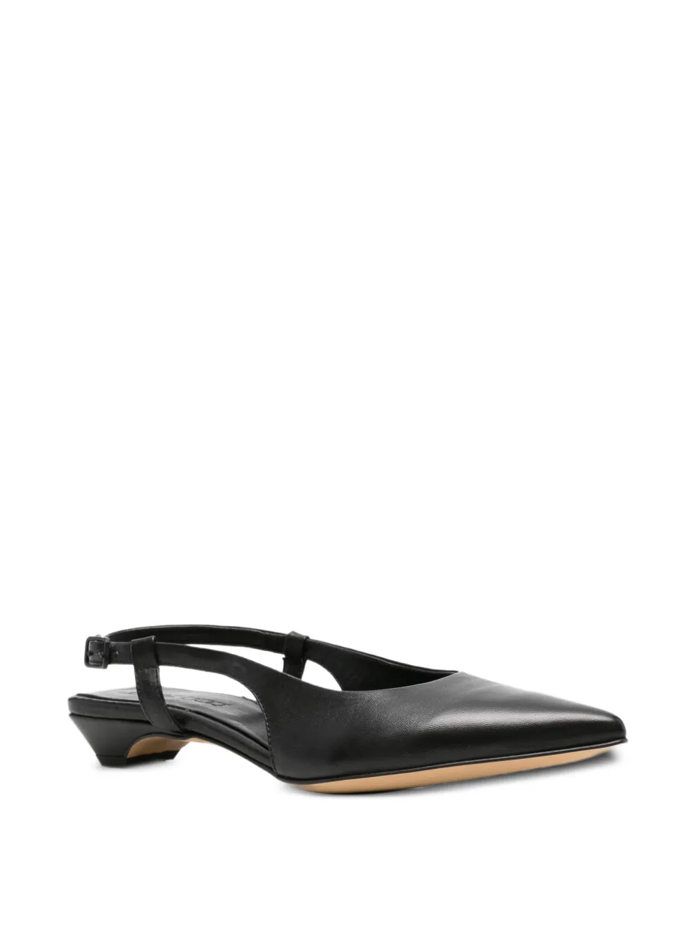 Pomme D´Or pointed-toe slingback pumps Zwart