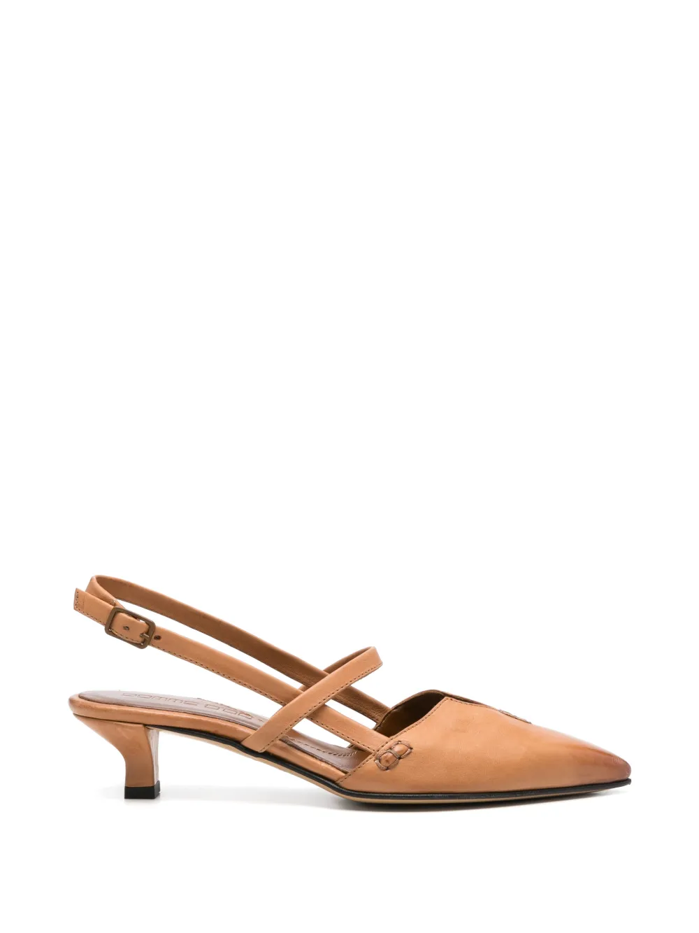 Pomme D´Or pointed-toe slingback pumps Bruin