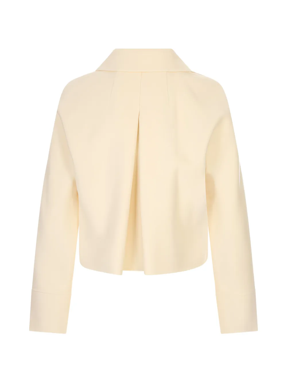 'S Max Mara Cropped jack met geplooid detail en knopen Beige