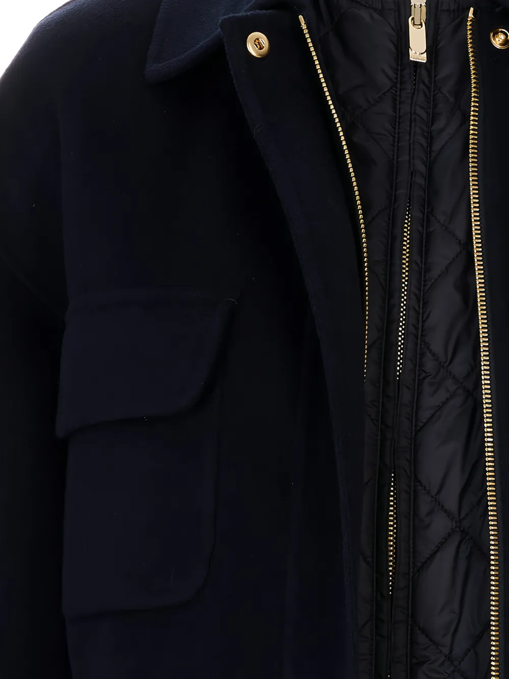'S Max Mara Gewatteerd shirtjack Blauw