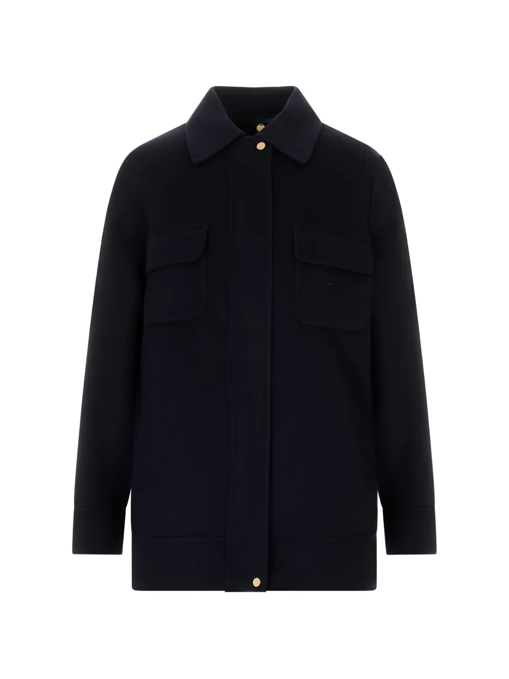 'S Max Mara quilted-liner shirt jacket - Blau