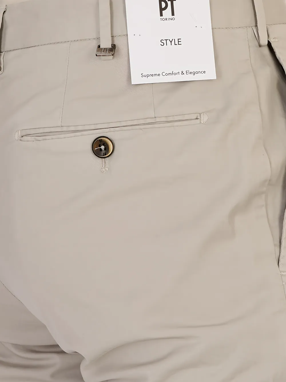 PT Torino Slim-fit broek Beige