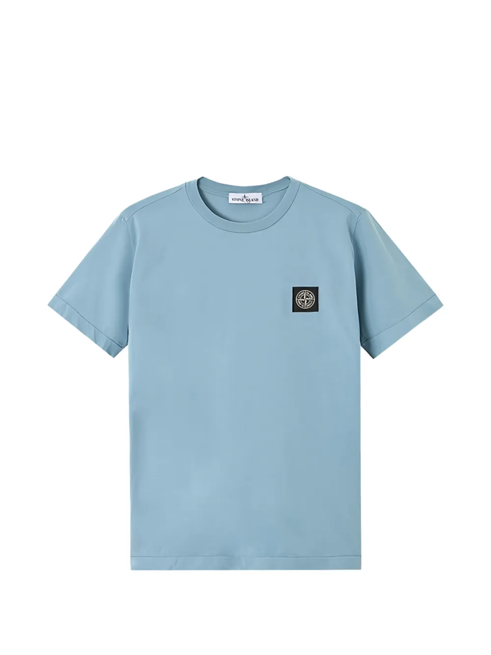 Stone Island Junior logo-patch T-shirt - Blu