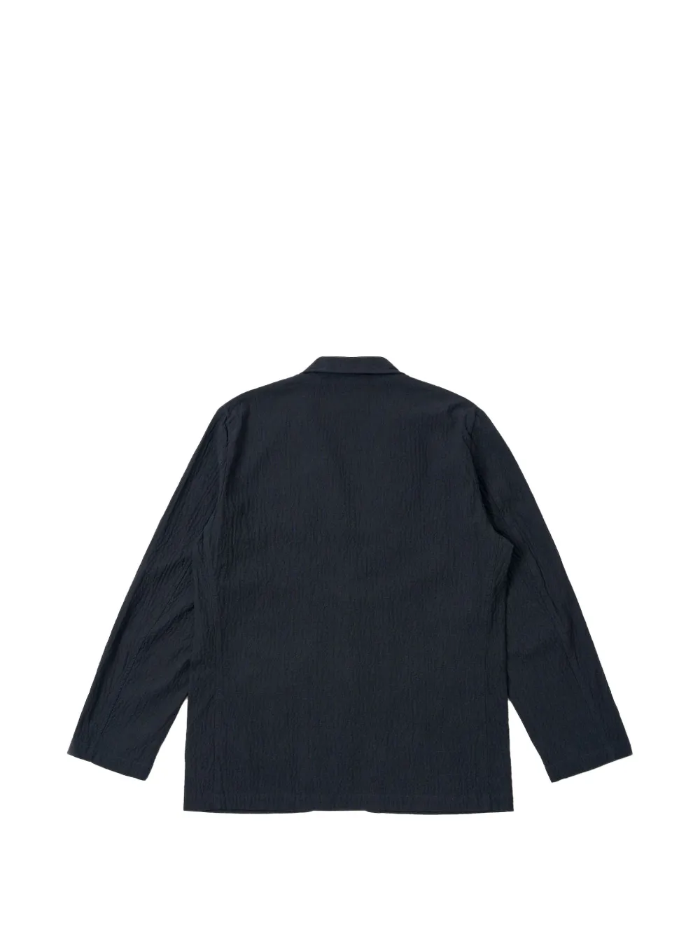 Universal Works Jack met knoop en textuur Blauw